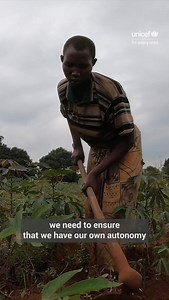 "Climate justice is food justice." A powerful message from youth advocate Eric Njuguna at #COP27. | UNICEF
