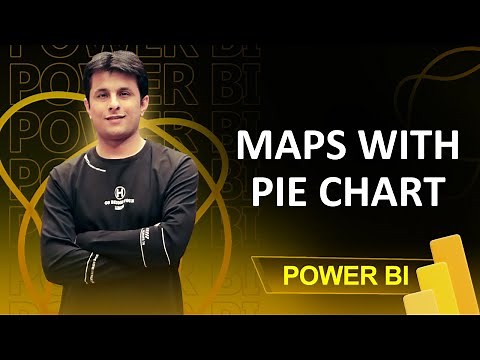 3.3 How to Creating a Map with Pie Chart in Power BI | Power BI Tutorials for Beginners