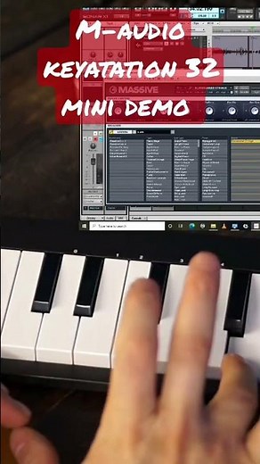 M-Audio Keystation 32 Demo