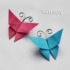 Today I am sharing a beautiful Origami Butterfly making instruction for DIY Room and Wall Decor. It's very easy and simple Paper Butterflies making tutorial. DIY Paper Crafts... | Colors Paper