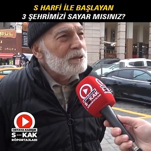 90K views · 172 reactions | S Harfi İle Başlayan 3 Şehir Söyler misiniz? | OK Röportaj | Facebook