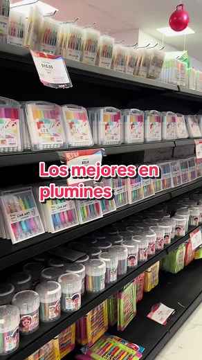 Más de 300 modelos de plumines en variedad de colores y presentaciones
