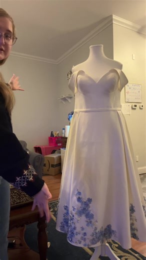 Wedding dress update!!! #weddingdress #sewing #honeymoon #update #fyp | Wedding Dress