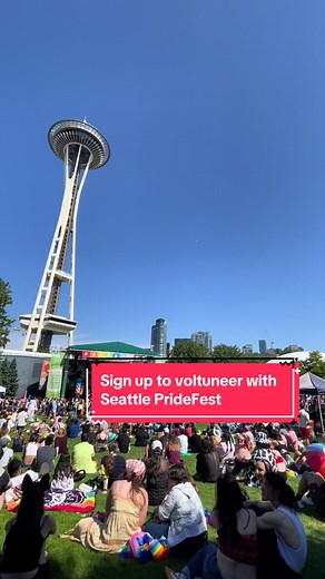 Calling all volunteers! There’s still time to and help us celebrate 50 years of pride in Seattle. Head to SeattlePrideFest.org to get your app in! 🌈 #Pride50