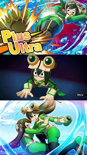 UR [Camouflage] Tsuyu Asui Plus Ultra Move - MY HERO ULTRA IMPACT (#Shorts) #mha #anime