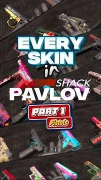 Every Pistol Skin in Pavlov Shack | VR Gun Skins Hit Different