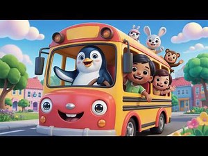 Wheels On The Bus, School Bus and Vehicle Rhymes for Kids | Kids Learning Songs | Mumu TV