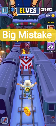 🚨💥 ONE WRONG MOVE = GAME OVER?! SUBWAY SURFERS 😨‪@GREATEST_GAMING_36‬