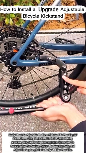 How to Install a Adjustable Bicycle Kickstand