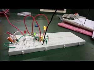 555timer circuit with cd4027 IC ----Digital Electronic