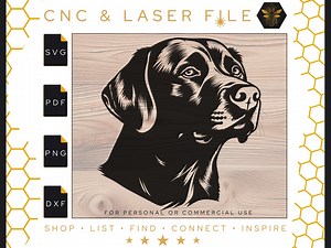 Labrador Breed Vector File | Labrador Svg | Lab Svg File | Labrador Dog Svg | Detailed Vector File | Cnc and Laser File | PDF | PNG | DXF - Etsy