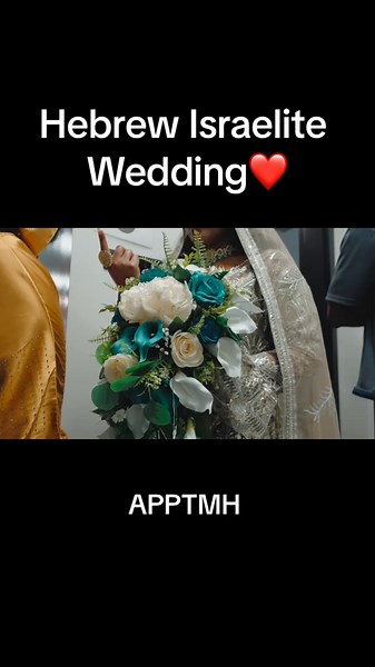 Hebrew Israelite wedding ❤️ #hebrewisraelite #hebrew #israelites #iuic #wedding #love #fyp