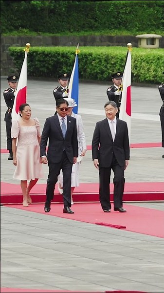 国賓歓迎行事（フィリピン大統領閣下及び同令夫人）