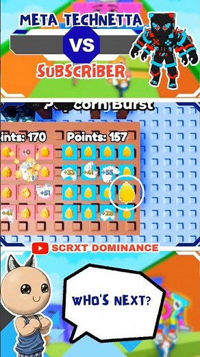 Free Meta Technetta VS Subscriber minigame duel #escapetsunamiforbrainrots #brainrot #etfb #roblox