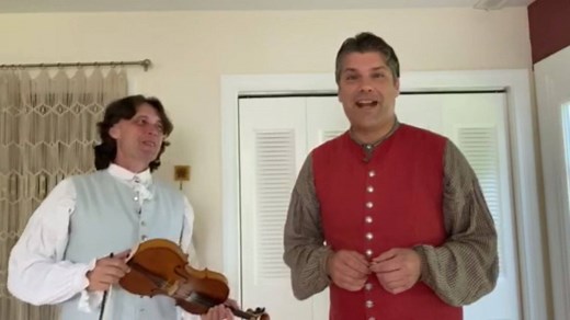 2.7K views · 146 reactions | No matter what instruments they’re playing, Stephen and Wayne are always a delight. Enjoy “Soldier’s Joy” on the fiddle and a Jew’s harp and be sure to catch the video in their guitar lesson series this afternoon at 4 p.m. EDT! Set your music lesson reminder here: bit.ly/2TkkJkL | Colonial Williamsburg | Facebook