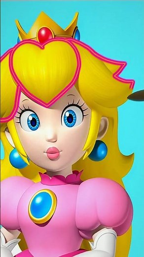 How to draw PRINCESS PEACH ?