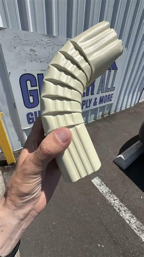 Heritage Cream 2x3 Type A Downspout Elbows Available at GutterAll