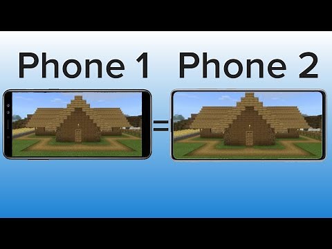 How to transfer Minecraft world to another phone
