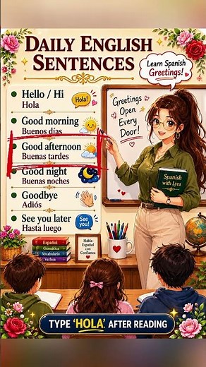 Basic Spanish Greetings for Beginners | English to Spanish Daily Phrases | Learn Spanish Fast