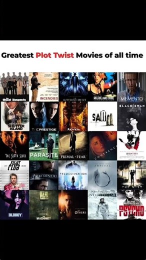 Greatest Plot Twist Movies of all time 🎥🍿