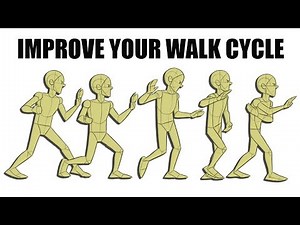 How To Animate Advanced walk cycle - 2D Animation Tutorial