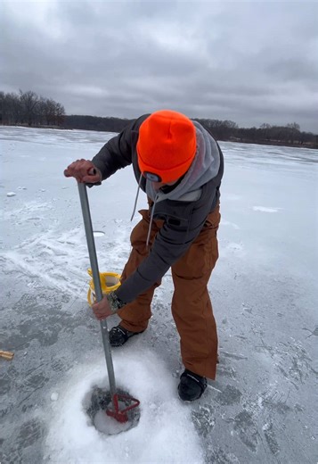 Ice Fishing Without an Auger: Catching Big Fish on a Handline