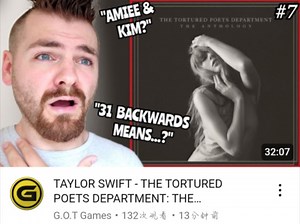 中英双语【Reaction Taylor Swift】泰勒斯威夫特《The Tortured Poets Department》TTPD苦魂诗人阁反应25-7_哔哩哔哩_bilibili