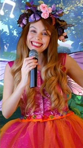 Magical fairy sings in her band 🧚🎵 #kidssongs #musicvideo
