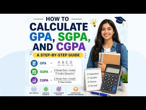 How to Calculate GPA, SGPA, and CGPA: A Step-by-Step Guide.