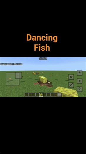 dancing fish 🐟 #minecraft #minecraftmemes #viral #shorts