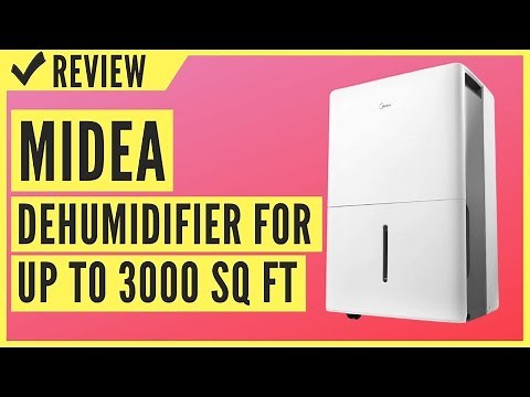 MIDEA MAD35C1ZWS Dehumidifier for up to 3000 Sq Ft Review