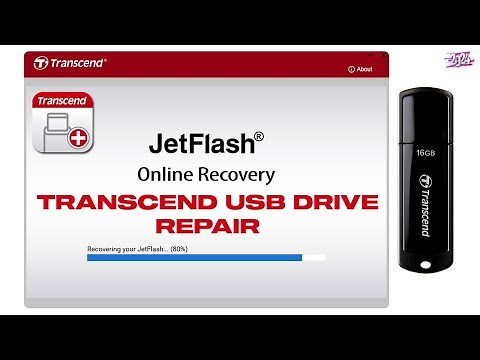 How To Use Transcend JetFlash Online Recovery Tool | Repair Corrupted Transcend USB Flash Drive