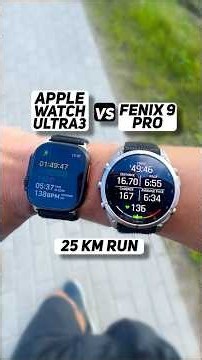 FENIX 9 PRO vs APPLE WATCH ULTRA 3. 25 KM RUN