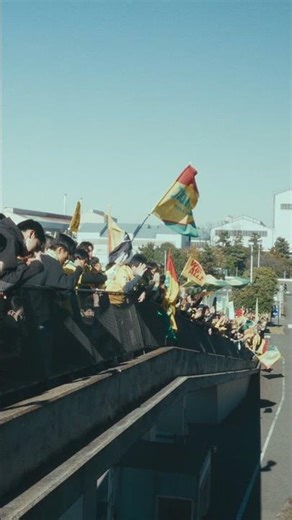 This is how J.LEAGUE fans welcome their team! JEF United Chiba fans brought the energy! 🔥
