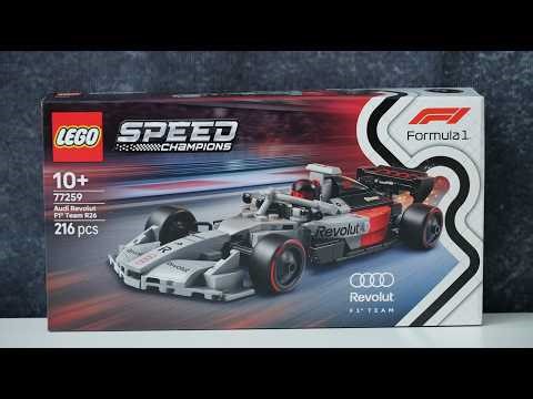 LEGO Speed Champions 77259 Audi Revolut F1 Team R26 Race Car - LEGO Speed Build Review