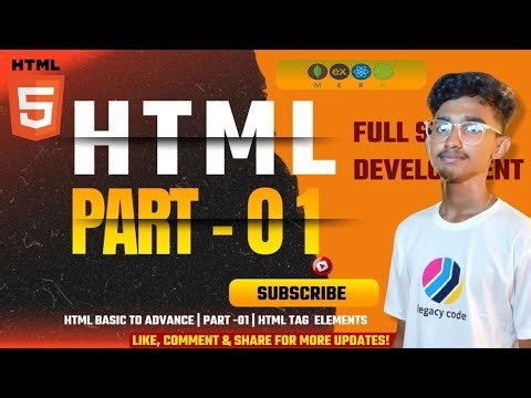 FRONTEND DEVELOPMENT| HTML PART -01 | BASIC TAG ELEMENTS | ‪@Legacy_Code250‬ #html #frontend #tamil