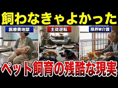 【ペット破産】可愛かったのは最初だけ...飼い主が先に倒れて保健所送りの悲劇 口コミ30選 #老後 #口コミ