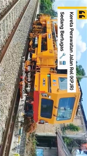 Kereta KPJR Meluruskan Jalan Rel 🚆🔧