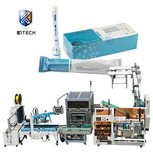 [Hot Item] Kitech Fully Automatic Medical Products Test Tube Reagent Tube Test Kit Flow Box Cartoning Packing Machine