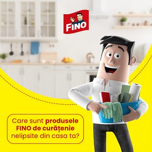 Ce produse FINO folosești cel mai des? 💬 Bazează-te pe FINO pentru ajutor de nădejde la gătit și curățenie.👏 | FINO Romania