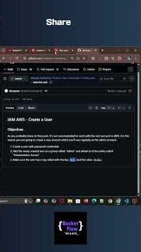 IAM AWS - Create a User Exercise #bucketflow #coding #aws