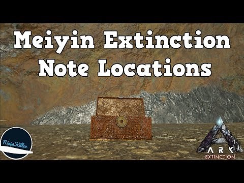 All Meiyin Explorer note locations on Extinction in Ark Survival Evolved