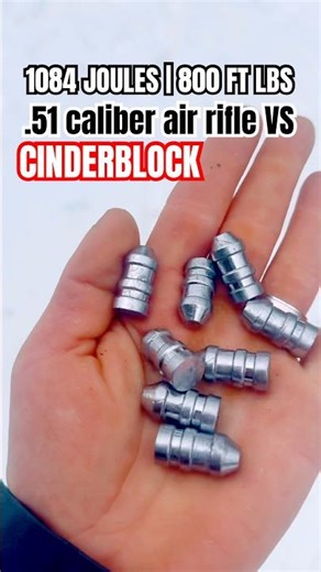 .50 cal Hatsan piledriver air rifle VS cinderblock