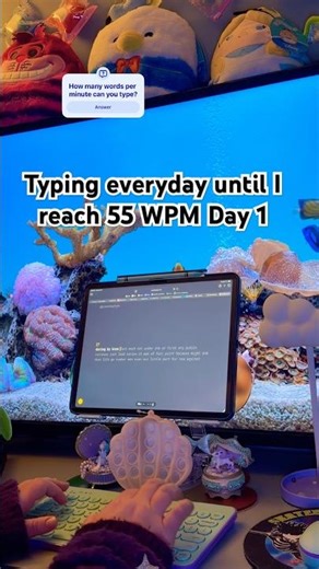 42 WPM is the best I could do today :/