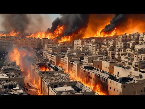 Terrible tragedy in Israel! Residential areas are engulfed in flames! Worst fires