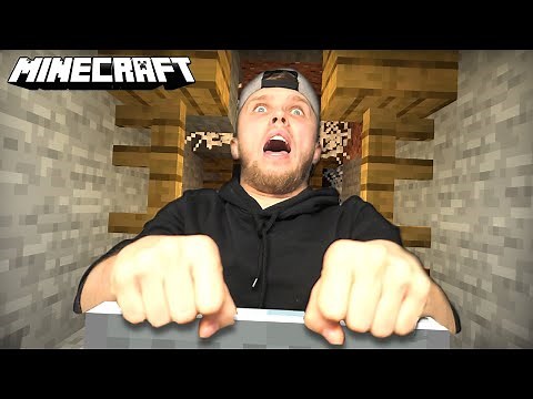 NAJSTRASZNIEJSZE WYJŚCIE DO KOPALNI! | Minecraft Hardcore