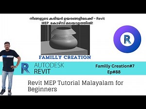 Ep#88 | Familly Creation#7 | Revit MEP Tutorial Malayalam For Beginners