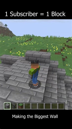Day 5: Building the Great Wall of China in #minecraft