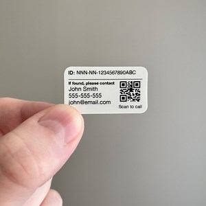 Drone ID Stickers With QR Code - 4-pack - Etsy