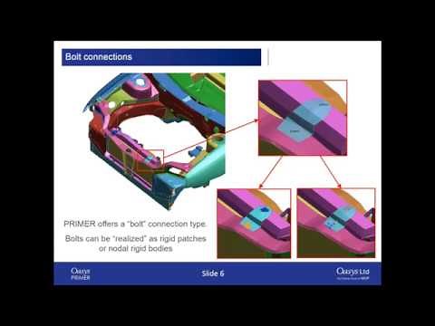 Oasys PRIMER_ Connections – Bolt and Adhesive Modelling